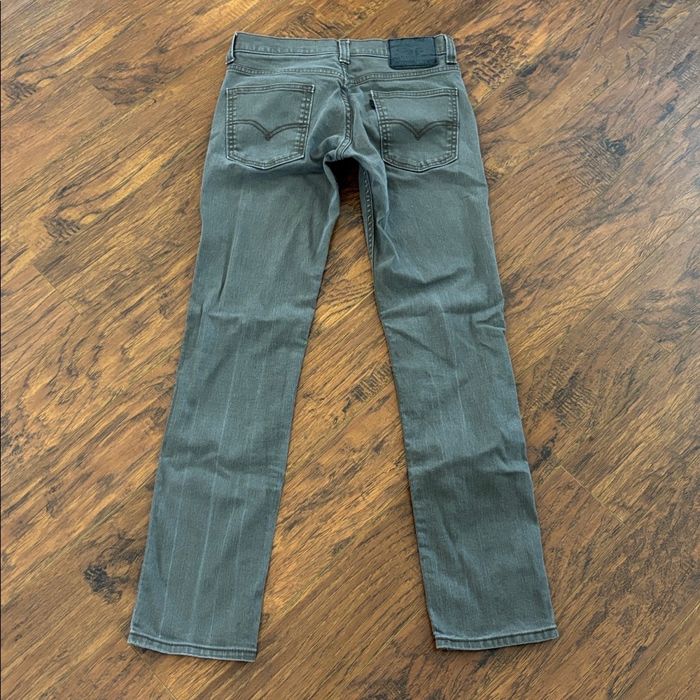 Levi’s 511 black tab / label Slim Jeans W29 L32 Dark Grey Pristine!